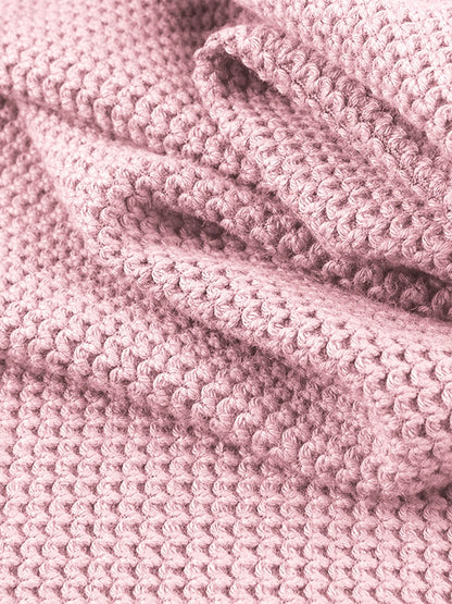 Casual Knitted V Neck Sweater