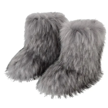 Fluffy Faux Fur Boots