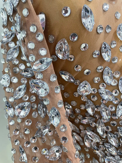 Sheer long sleeve Dress