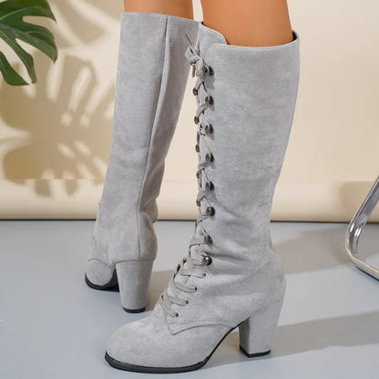 Suede Lace-up