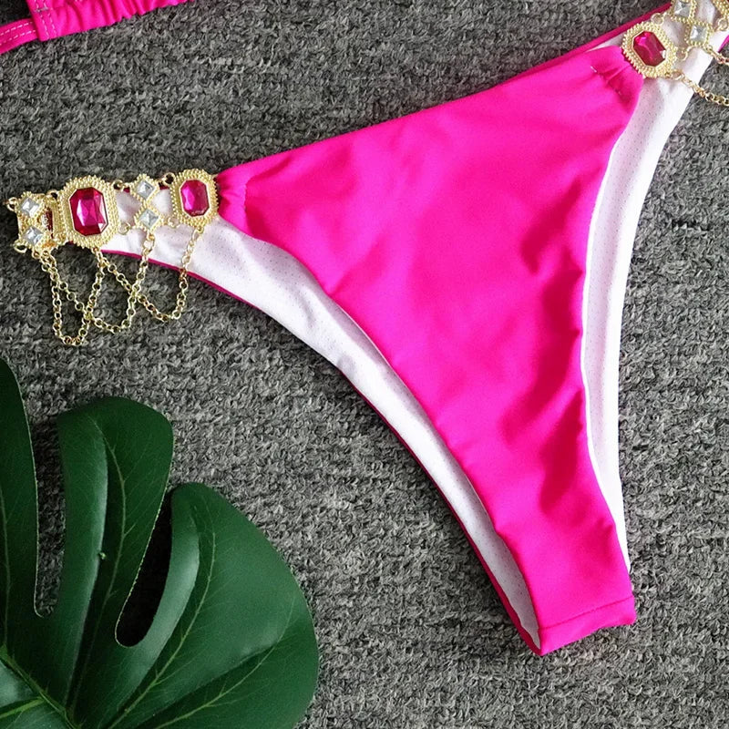 Rhinestone Diamond Bikini
