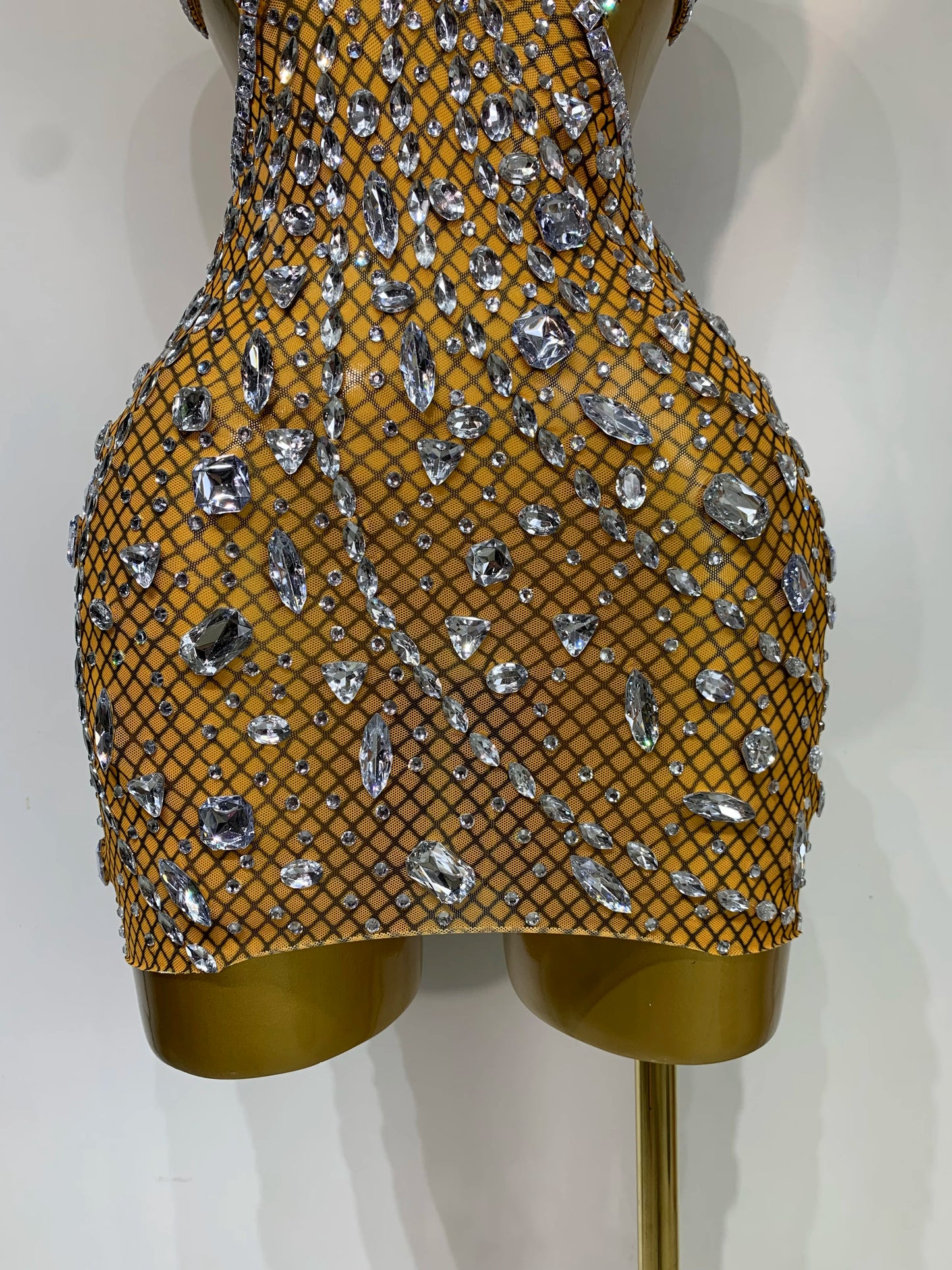 Rhinestone Evening Gown