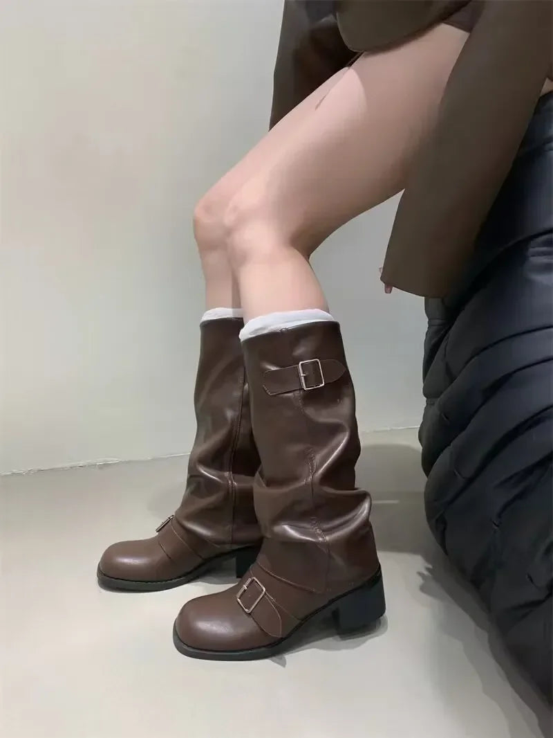 Rock Leather Boots