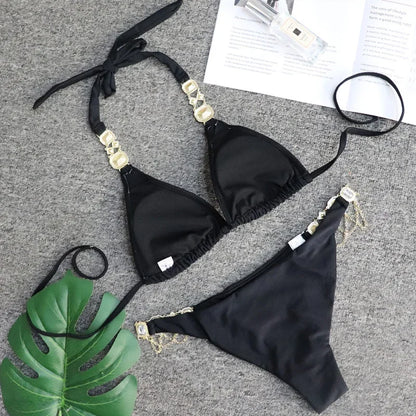 Rhinestone Diamond Bikini