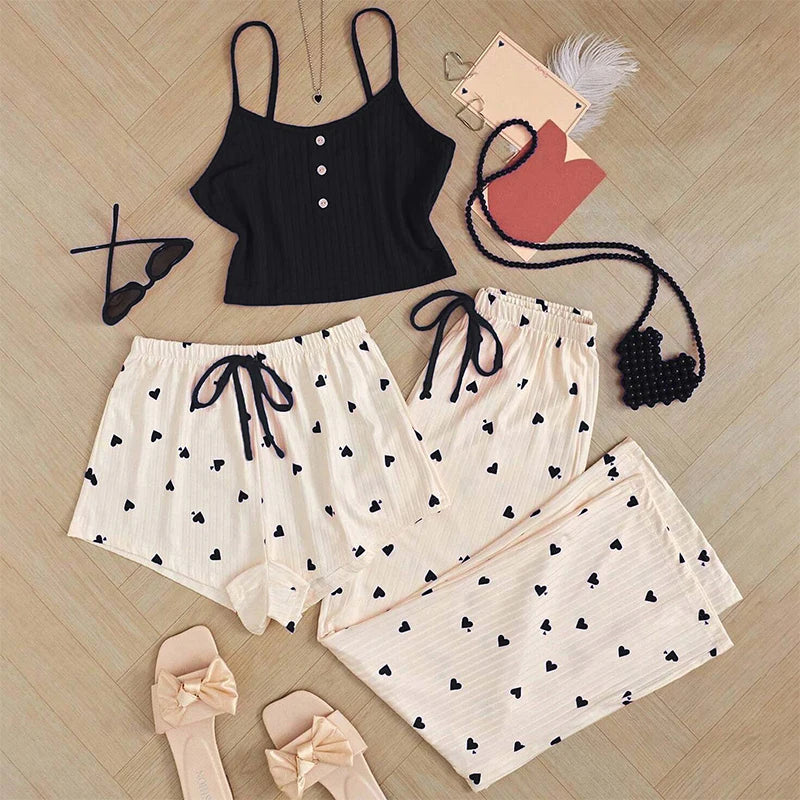 Pretty Three Piece Heart Set