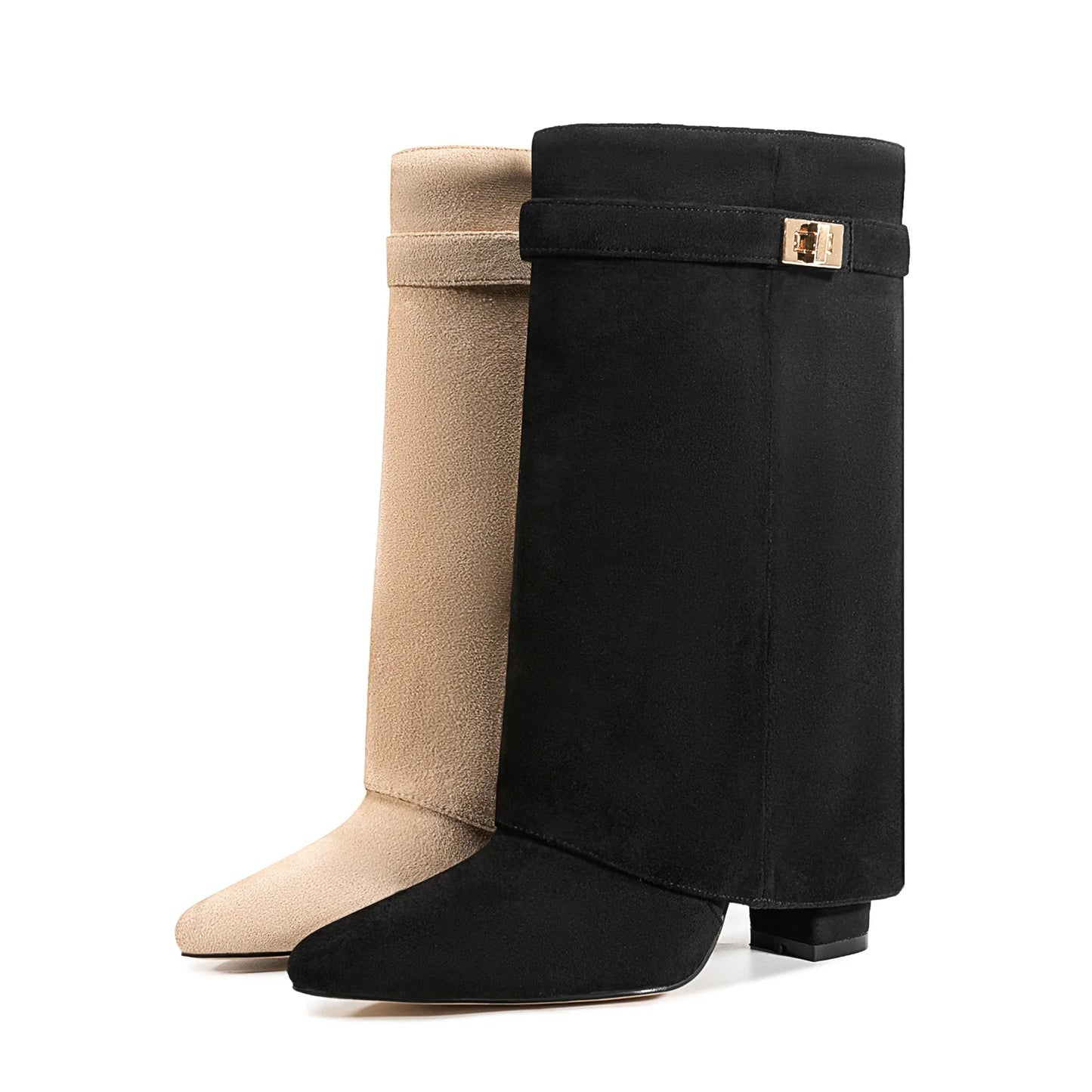 Metal Buckle Boot