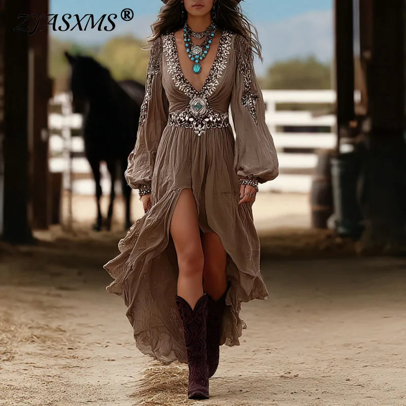 Retro Boho Dress