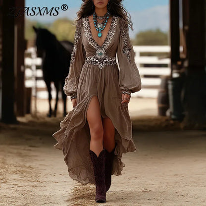 Retro Boho Dress