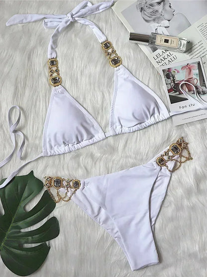 Rhinestone Diamond Bikini