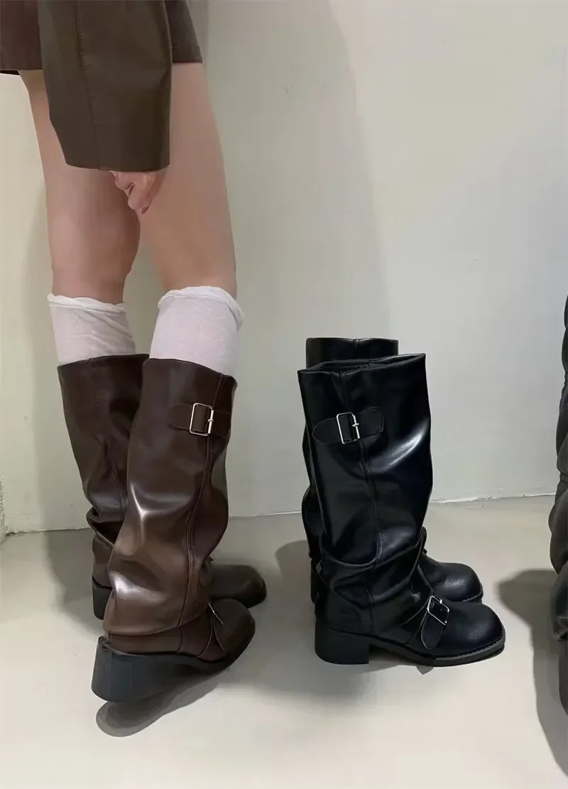 Rock Leather Boots