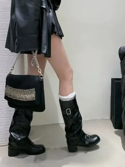 Rock Leather Boots