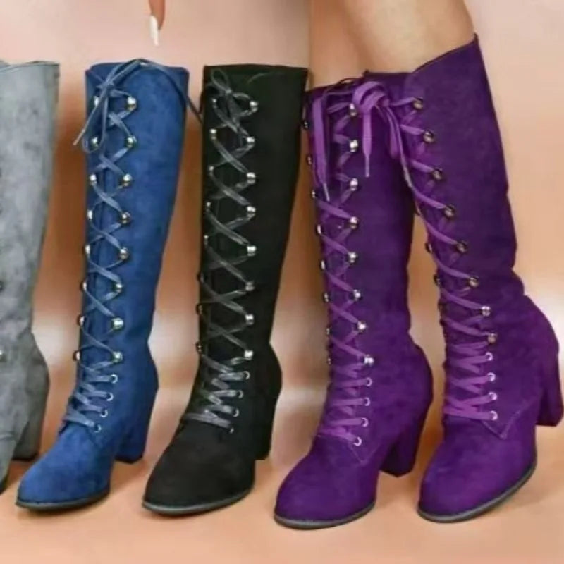 Suede Lace-up