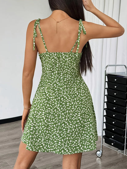 Floral Spaghetti Strap Sundress