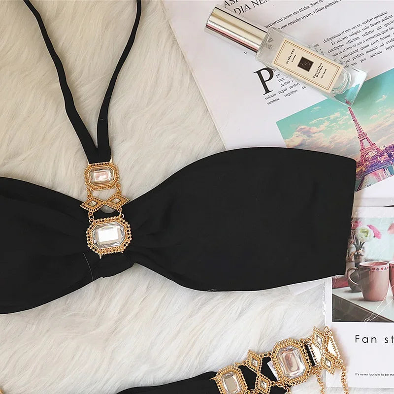 Rhinestone Diamond Bikini