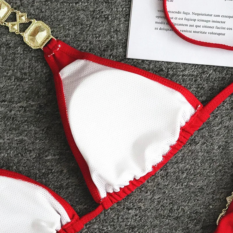 Rhinestone Diamond Bikini