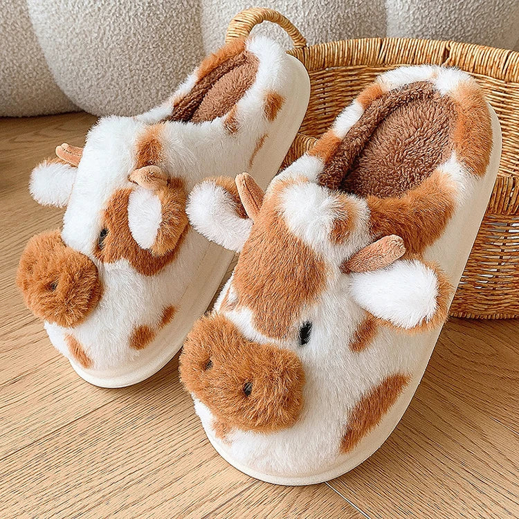 Cozy Cow Slippers