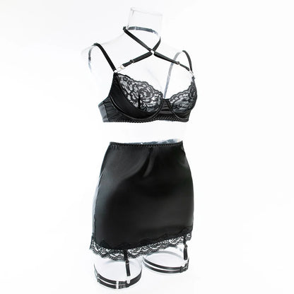 Romantic Lace Halter Set
