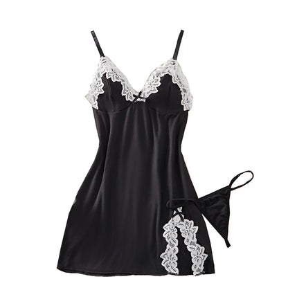 Transparent Lace Patchwork