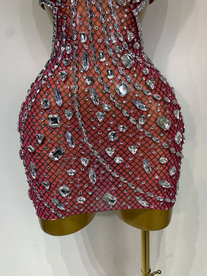 Rhinestone Evening Gown