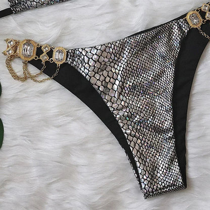 Rhinestone Diamond Bikini