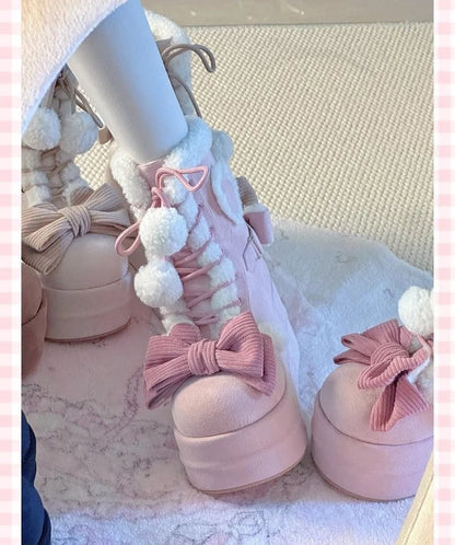 Sweet Lolita Mid-Calf Boots