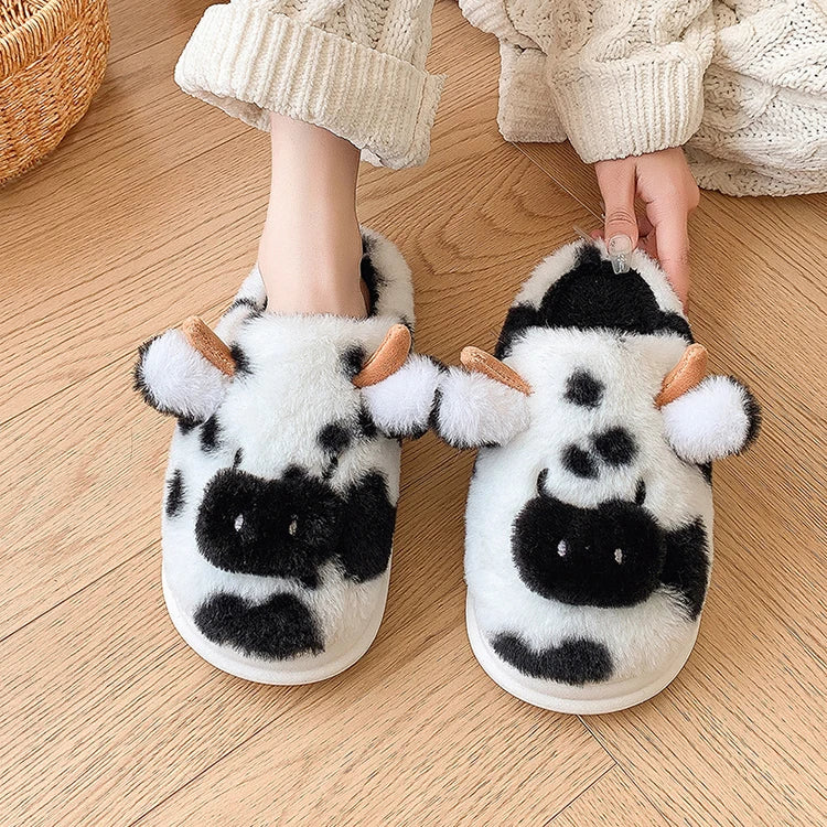 Cozy Cow Slippers