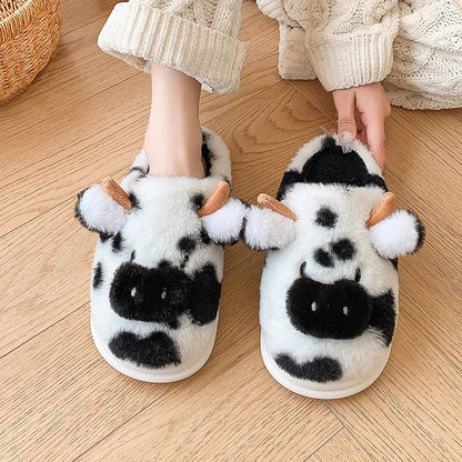 Cozy Cow Slippers