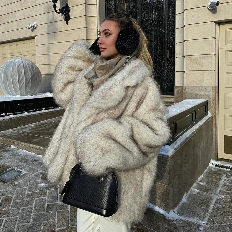 Oversized Fur Coat