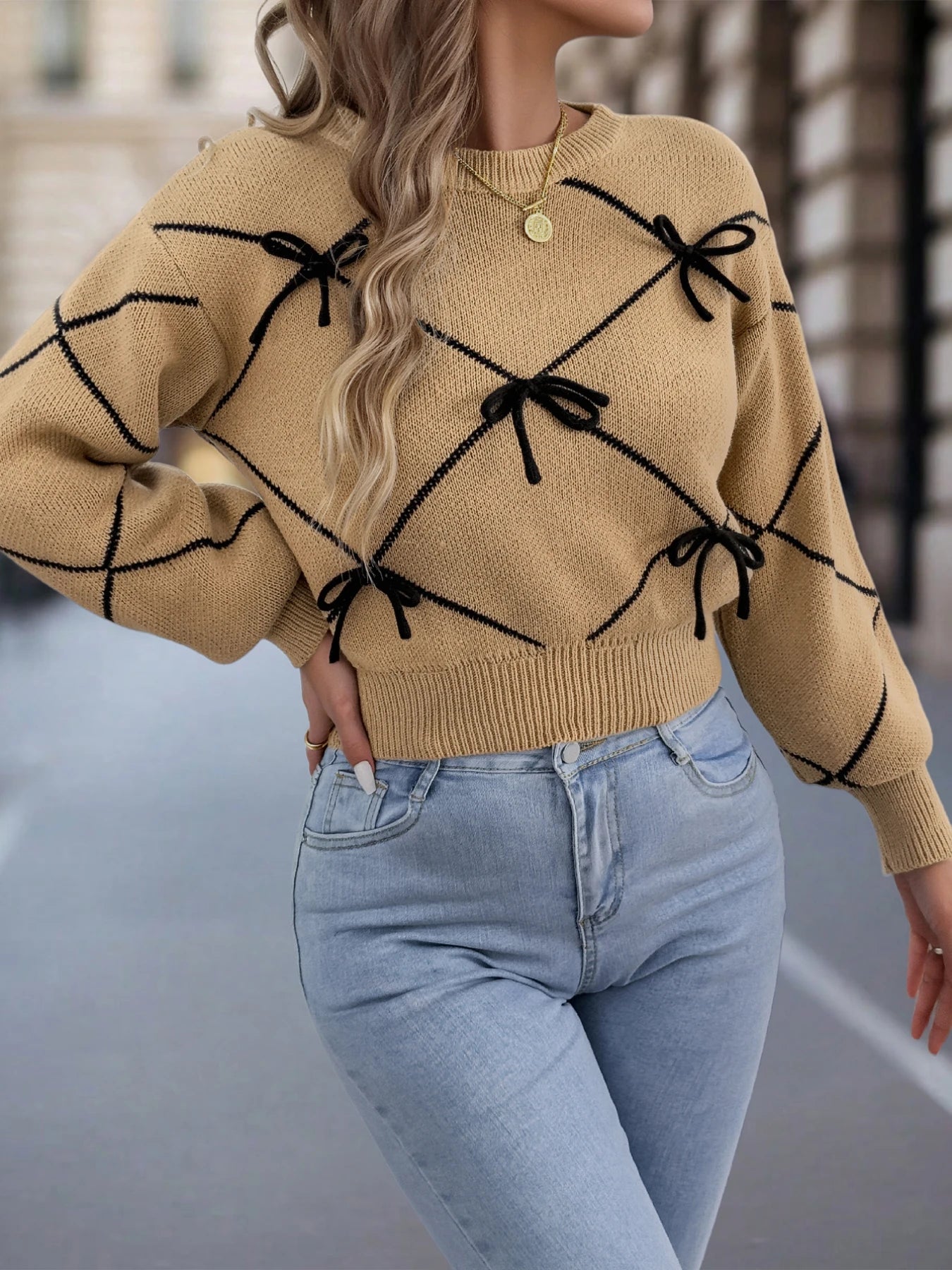 Bow Knit Sweater