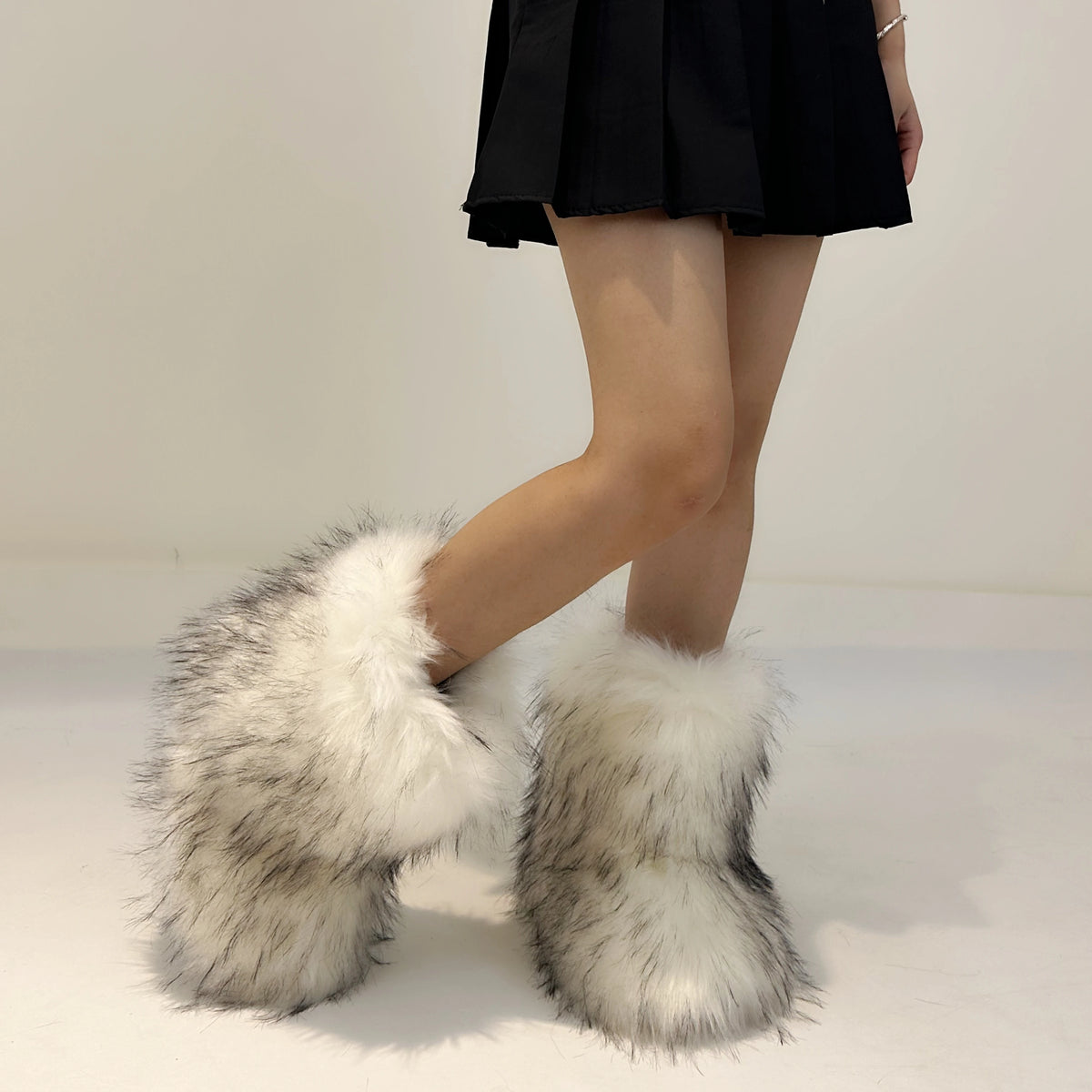 Fluffy Faux Fur Boots