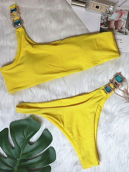 Rhinestone Diamond Bikini
