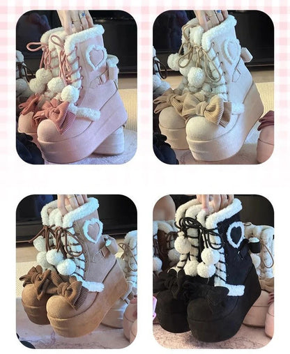 Sweet Lolita Mid-Calf Boots