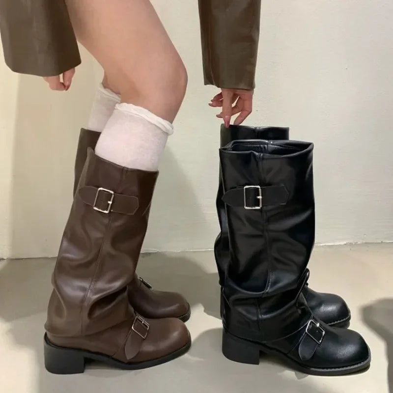 Rock Leather Boots