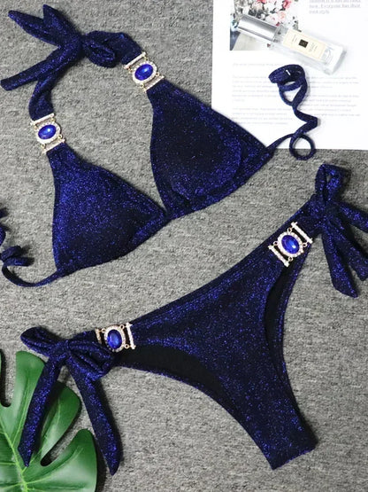 Rhinestone Diamond Bikini