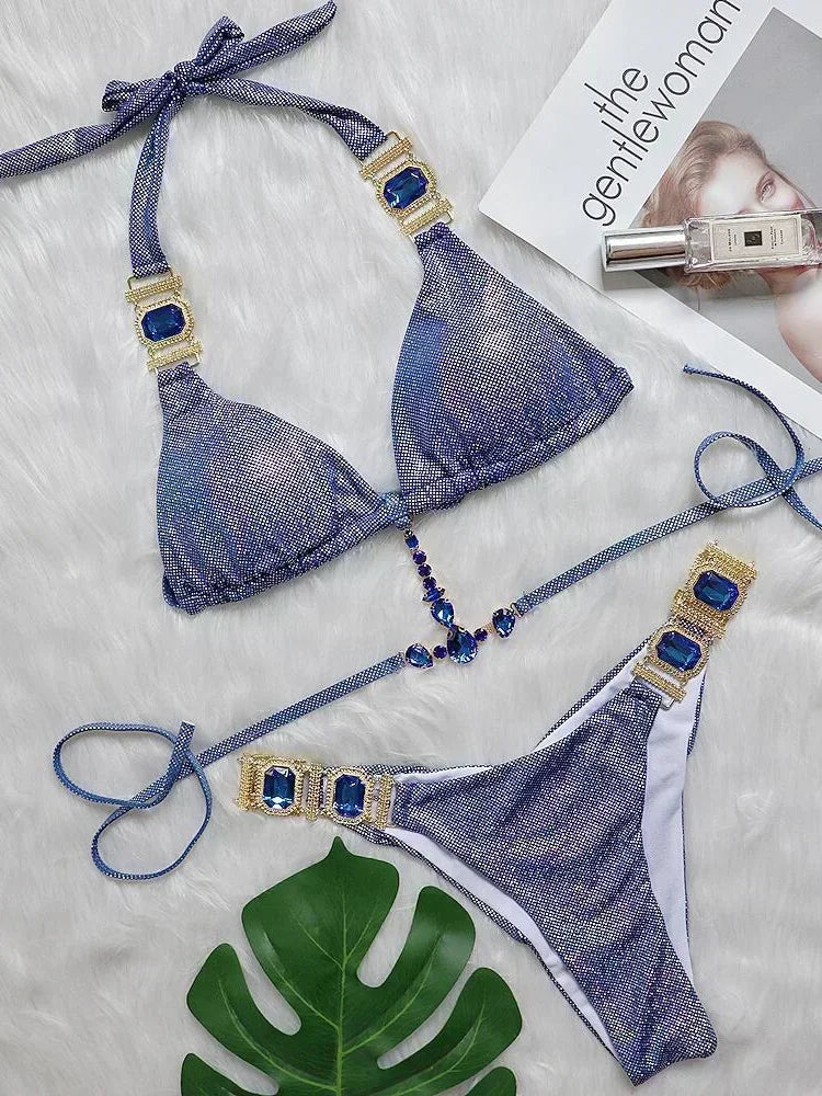 Rhinestone Diamond Bikini