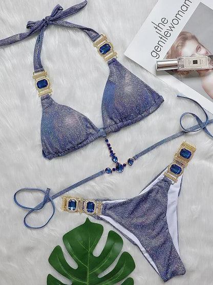 Rhinestone Diamond Bikini