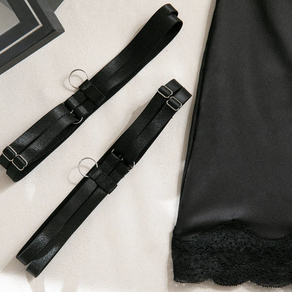 Romantic Lace Halter Set