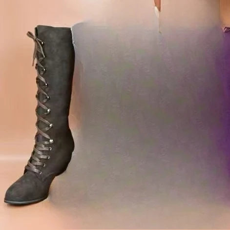 Suede Lace-up