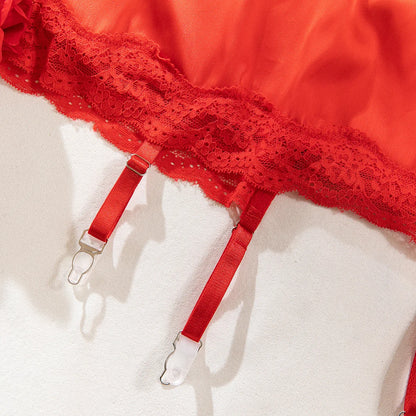 Romantic Lace Halter Set