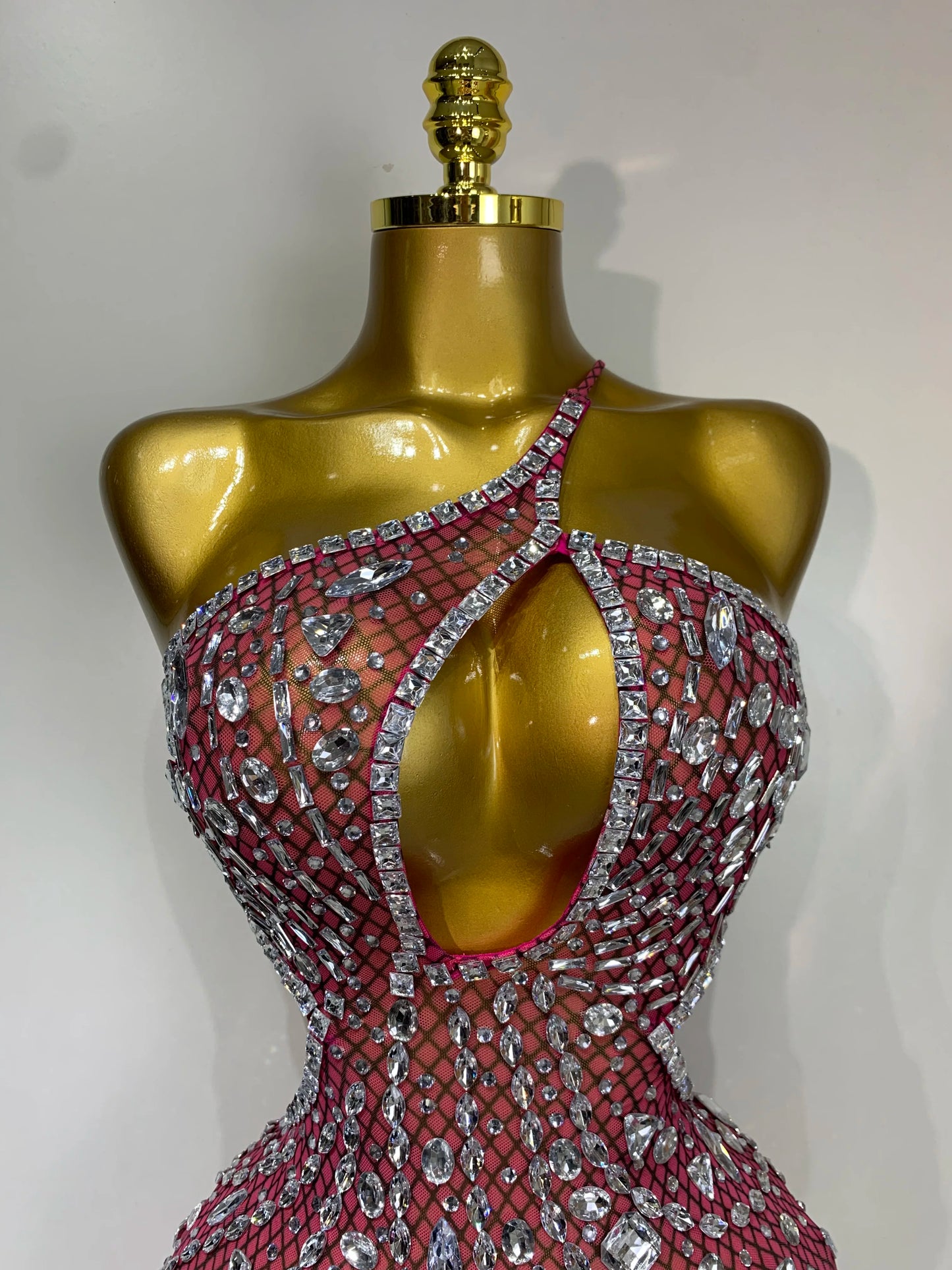 Rhinestone Evening Gown