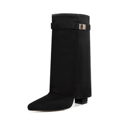 Metal Buckle Boot