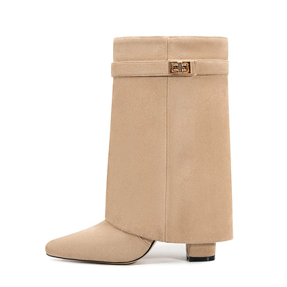 Metal Buckle Boot