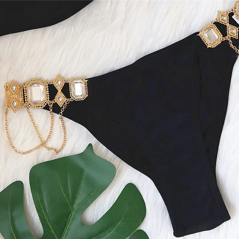 Rhinestone Diamond Bikini