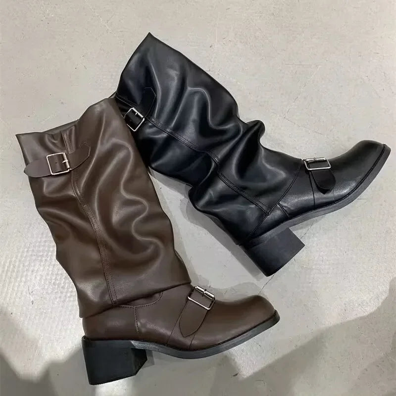 Rock Leather Boots