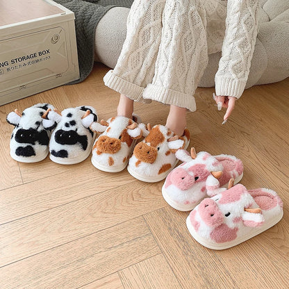 Cozy Cow Slippers