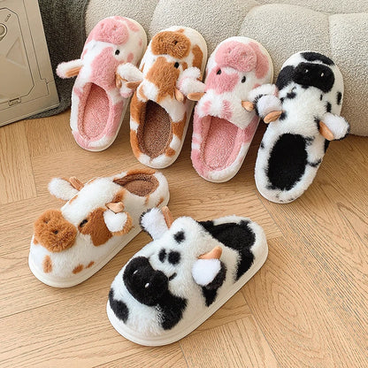 Cozy Cow Slippers