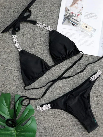 Rhinestone Diamond Bikini