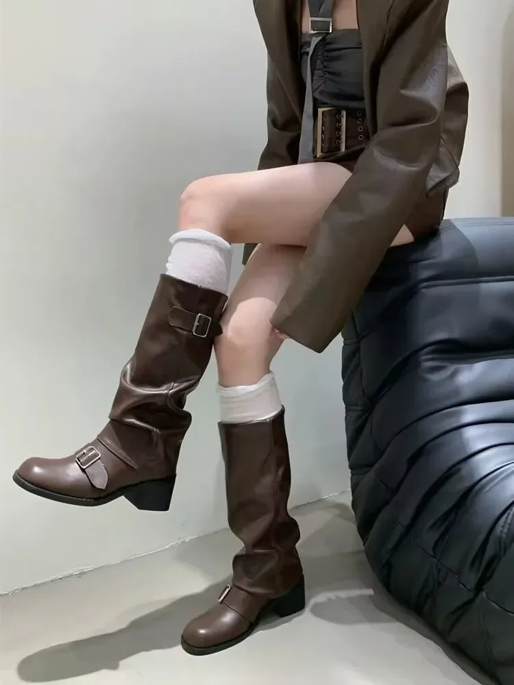 Rock Leather Boots