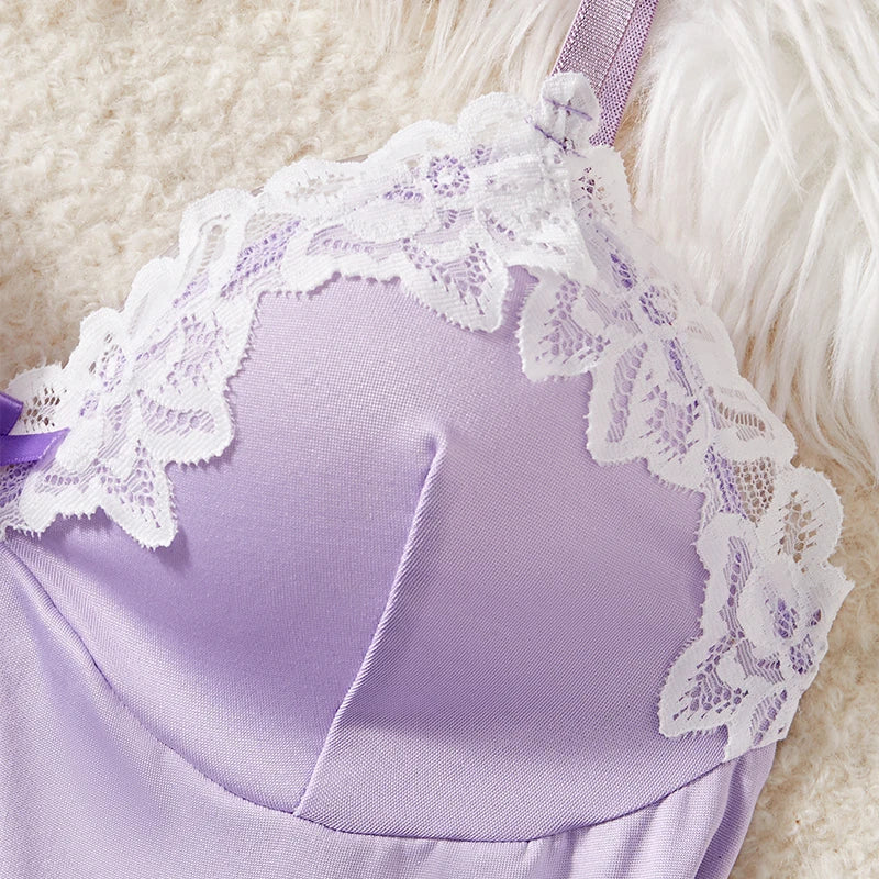Transparent Lace Patchwork