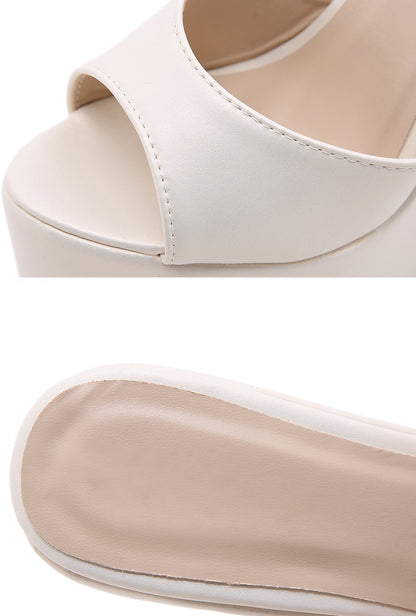 Peep Toe Wedge